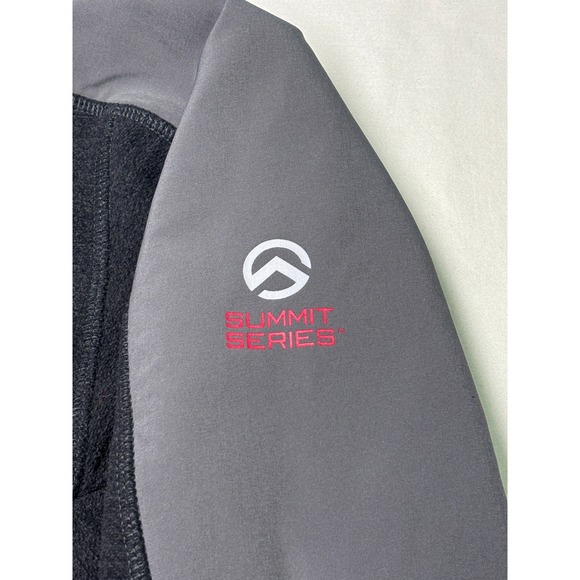 The North Face Summit Series Fleece Jacket Men's L/G Charcoal Gray Zip Outerwear - Picture 2 of 8